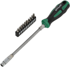 Flexible screwdriver with...