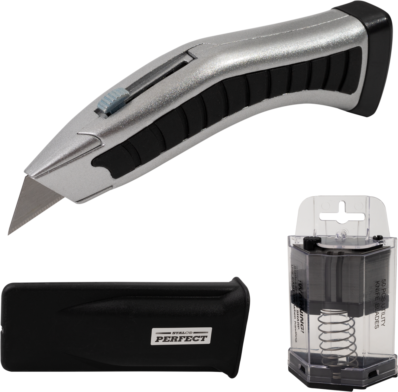 Utility Blade Knife + Holster + Blades