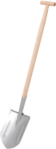 Straight spade wooden...