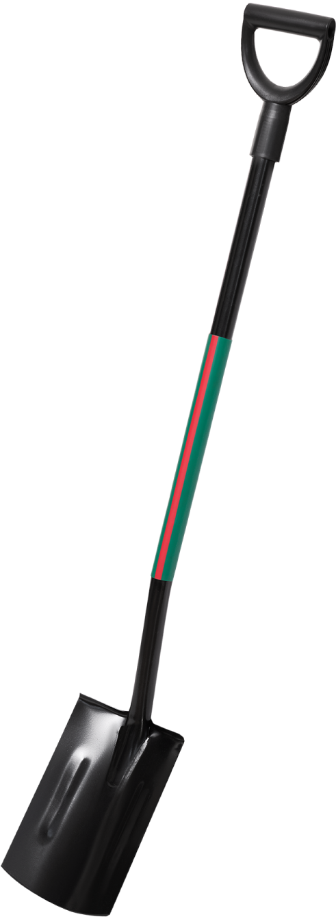 Szpadel prosty z trzonkiem metalowym STALCO S-47454