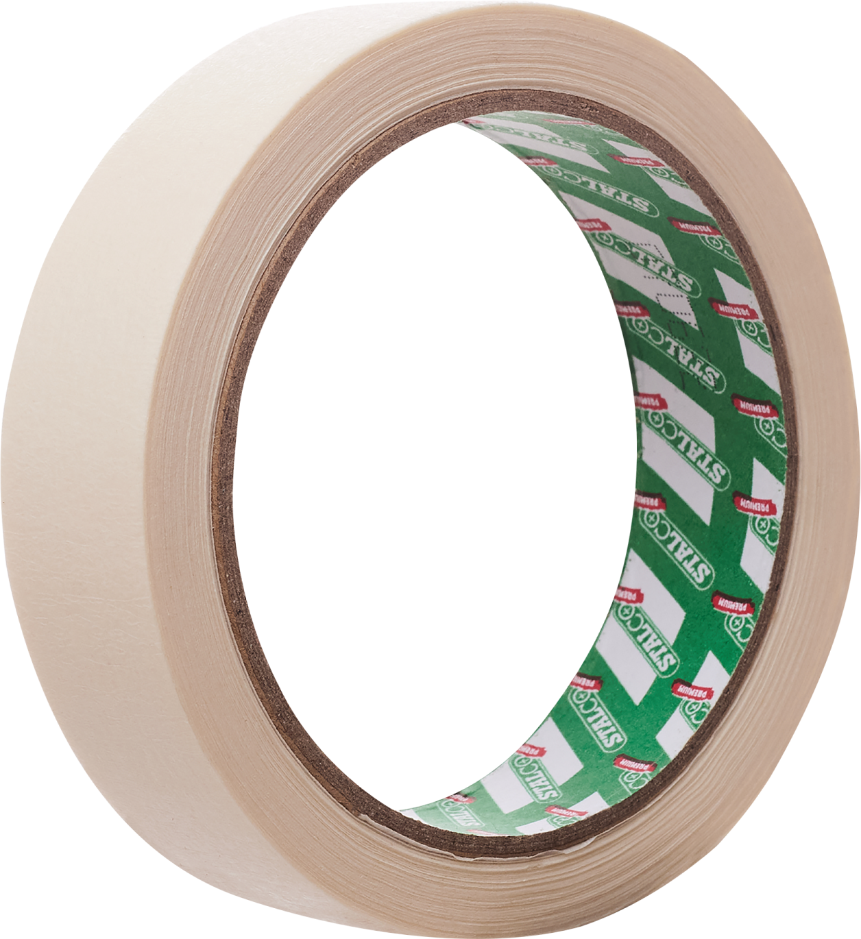Taśma maskująca 25mmx25m biała (48szt.) STALCO S-38549