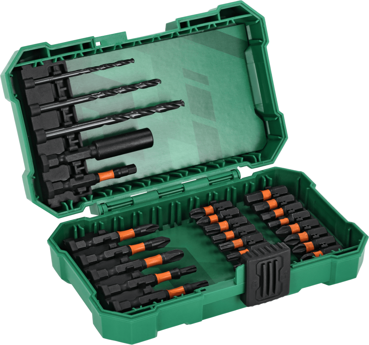 Impact bit and accessory set 1/4", 26 elements