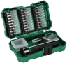 Precision bit and accessory set 1/4&#34;, 31 elements