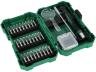 Precision bit and accessory set 1/4&#34;, 31 elements