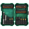 Zestaw bitów udarowych i nasadek z adaptorem 1/4” 34 el.
