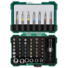 Zestaw bitów i nasadek z adaptorem 1/4” 50 el.
