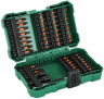 Impact bit and socket set 1/4&#34;, 54 elements
