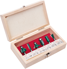 Router bits 6pcs STALCO...