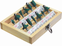 Router bits 12pcs STALCO...