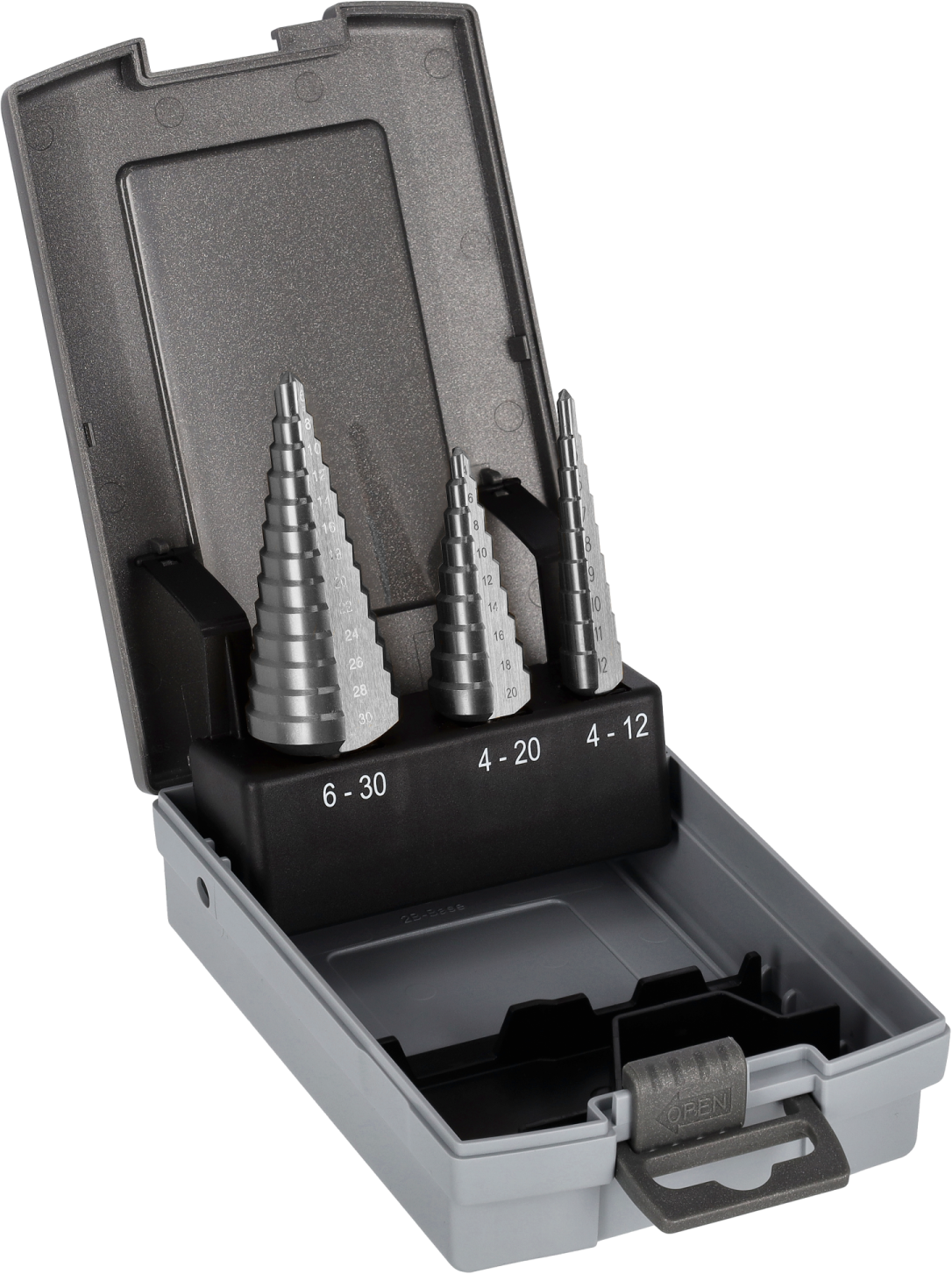 HSS Step Drill Bit Set 3pcs Drill/Impact/Chuck STALCO PERFECT S-72526