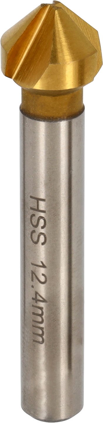 HSS-TiN Countersink Drill Hollow ∅6.3mm, Length - 45mm, Handle ∅5mm ...