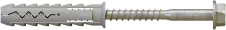 Expansion plug with hex...