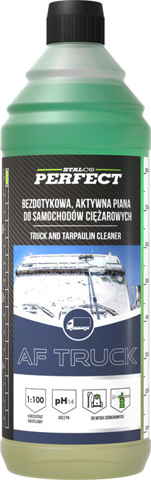 Touchless active foam for trucks 