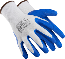 Polyester gloves S-LATEX B...