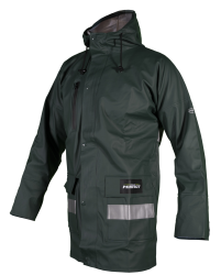 Rain jacket AQUA J green M...