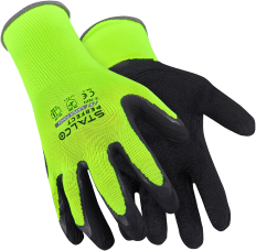 Polyester gloves LATEX FOAM...