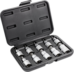 1/2” Socket Set 10pcs HEX...