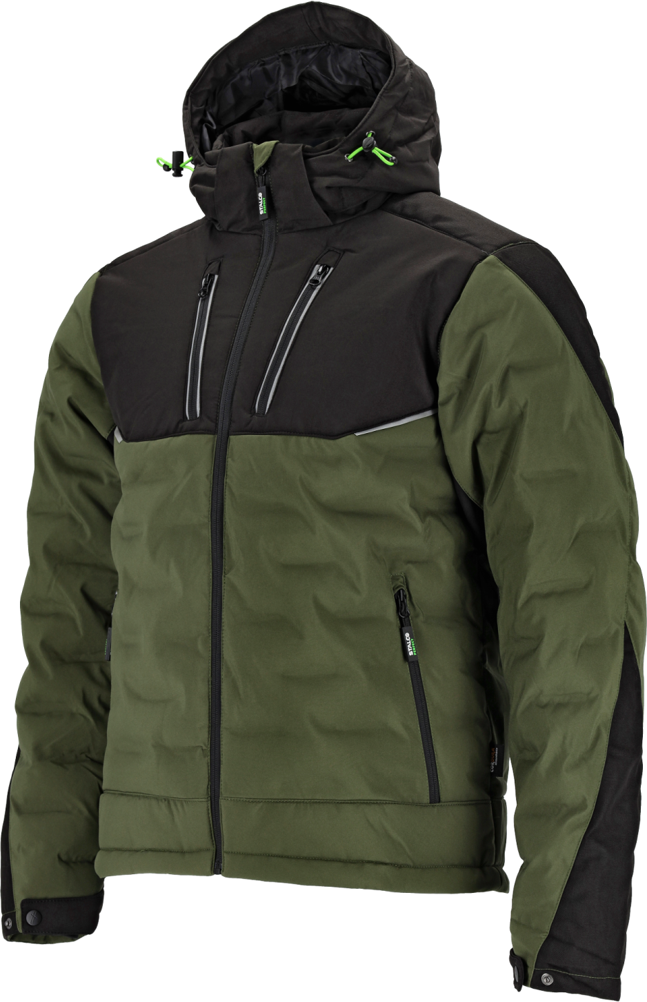 Kurtka ocieplana męska LOGAN J oliwkowy S STALCO PERFECT S090779424