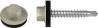 Roofing screw for wooden construction