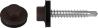 Roofing screw for wooden construction