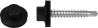 Roofing screw for wooden construction