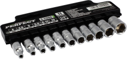 1/4” Socket Set 11pcs 4 -...