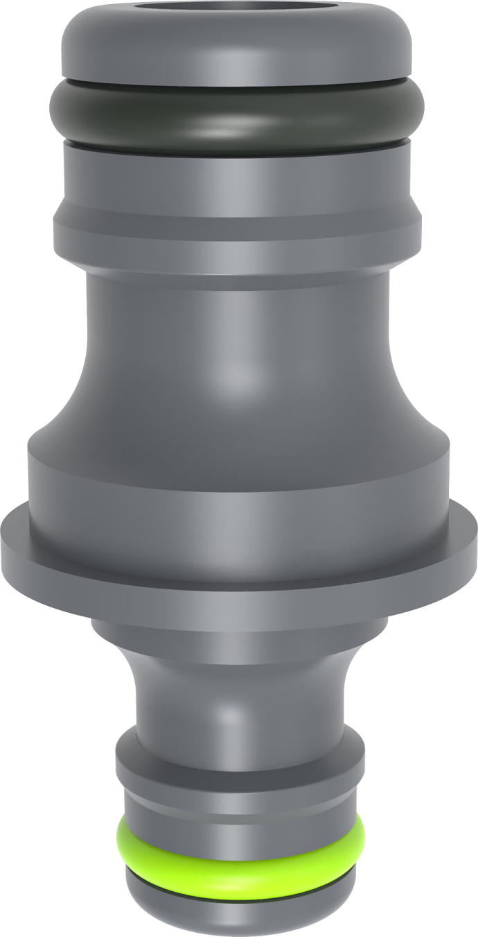 Double connector with STR HF reduction