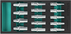 Deep socket set 1/2” 8-21mm...