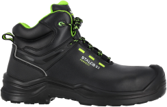 Leather safety ankle boots...