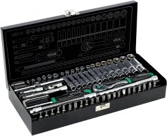 Socket Set 67pcs, metal...