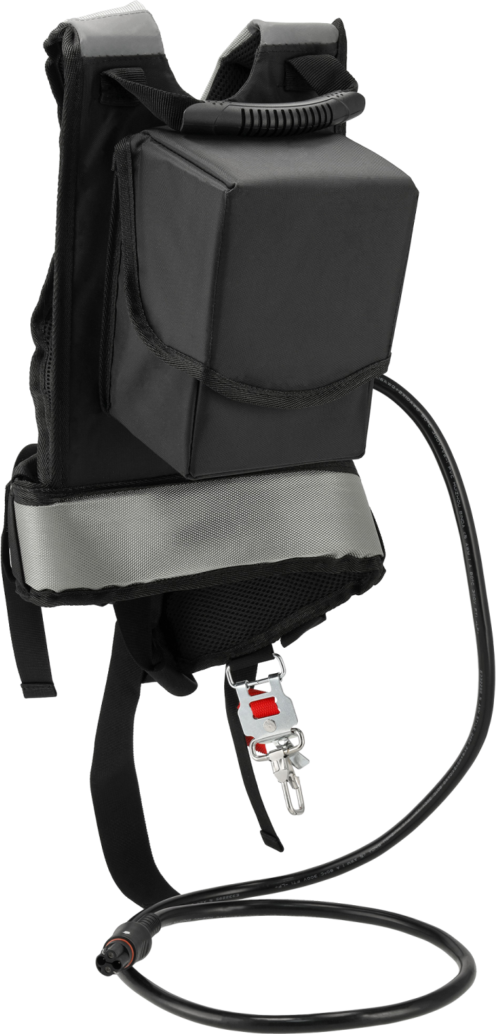 Harness with BHP60-CS battery adapter