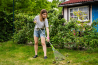Adjustable aluminum, telescopic rake STR
