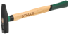 Machinist hammer 100g wooden handle STALCO S012024010