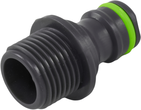 Connection with external thread STR