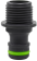 Connection with external thread STR