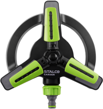 3-arm rotating sprinkler on...