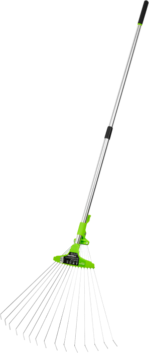 Adjustable aluminum, telescopic rake STR