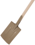  TRADITIONAL straight spade
