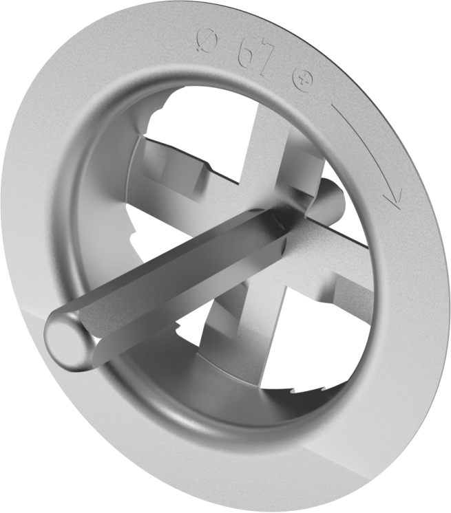 Metal cutter for mineral wool FDM 67mm STALCO FDM