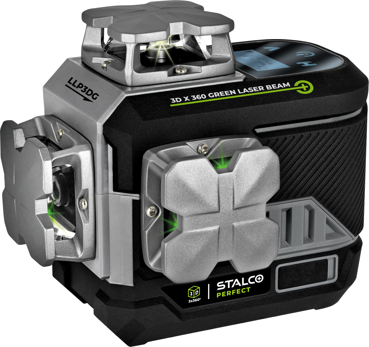 Laser level 3D LLP3DG green STALCO PERFECT S058598010