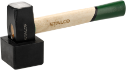 Masonry hammer with rubber...