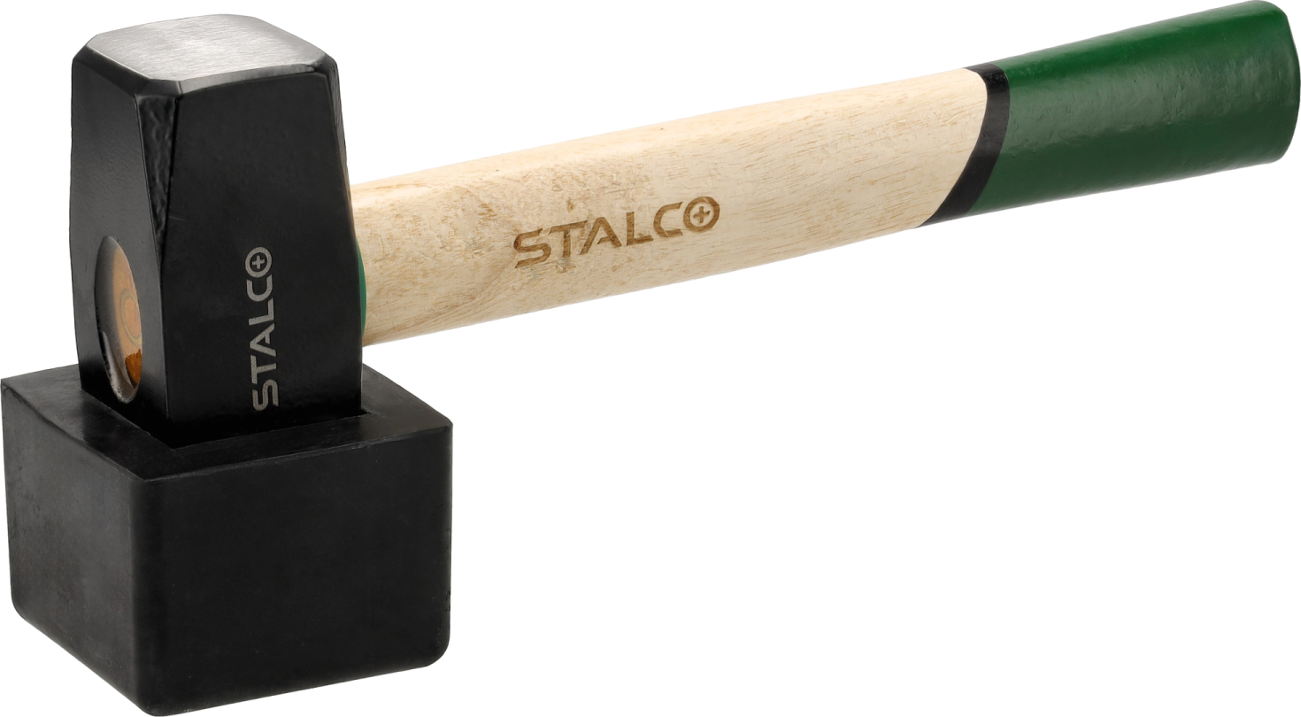 Masonry hammer with rubber cover STALCO S012025151