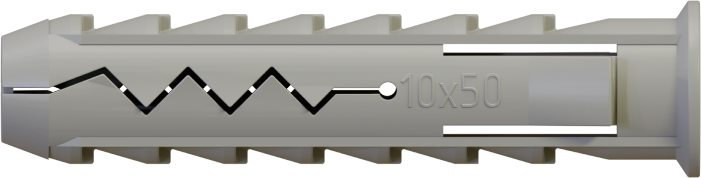 Universal plug for solid materials ∅6 x 30mm, STALCO KA06030