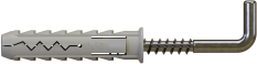 Expansion plug with hook...