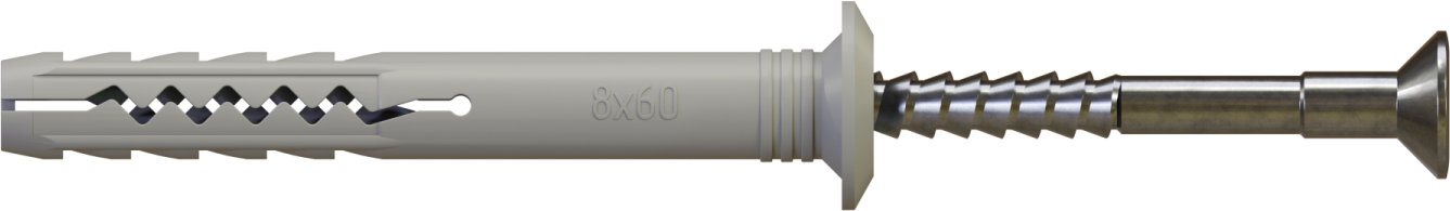 Hammer drive fixing with collar KSMK-6x40 (200/2400) STALCO KSMK06040200