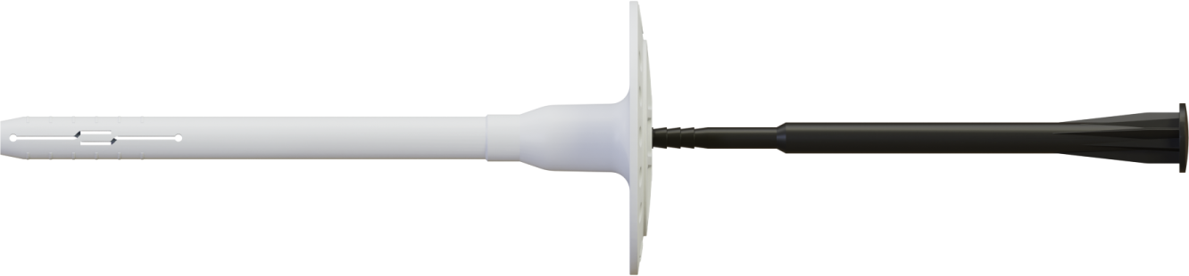 Facade fixing with plastic (nylon) pin KTP 10x120 (200) STALCO PERFECT KTP10120