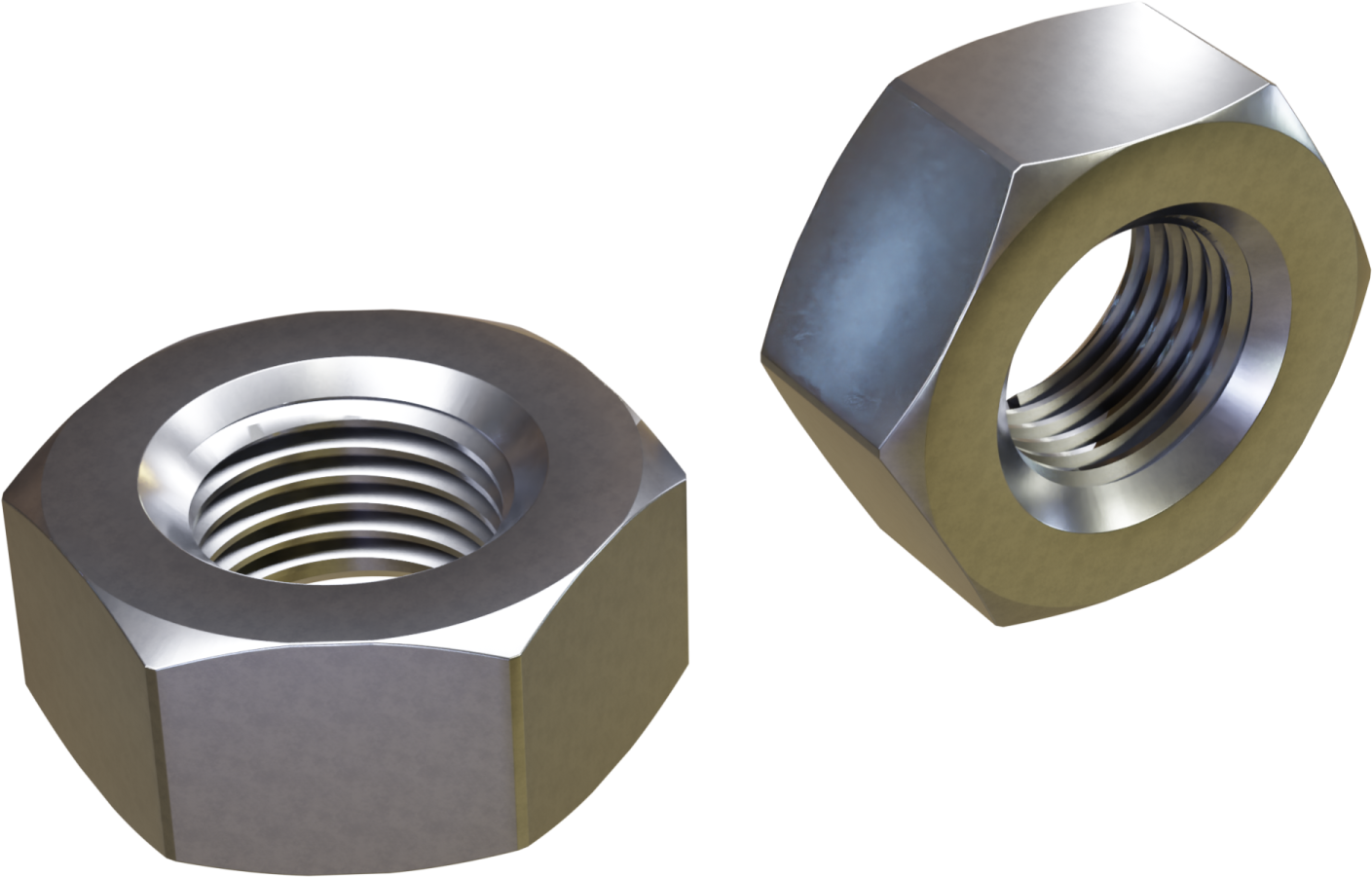 Hex nut zinc-plated DIN 934 M6, ±455 pcs./kg STALCO NAK06