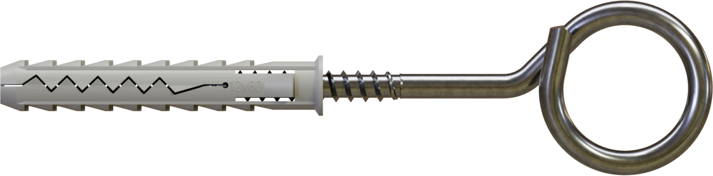 Expansion plug with swing hook ∅12x80mm, STALCO KHOO12