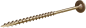 Hardened Screw For Rafters - Countersunk