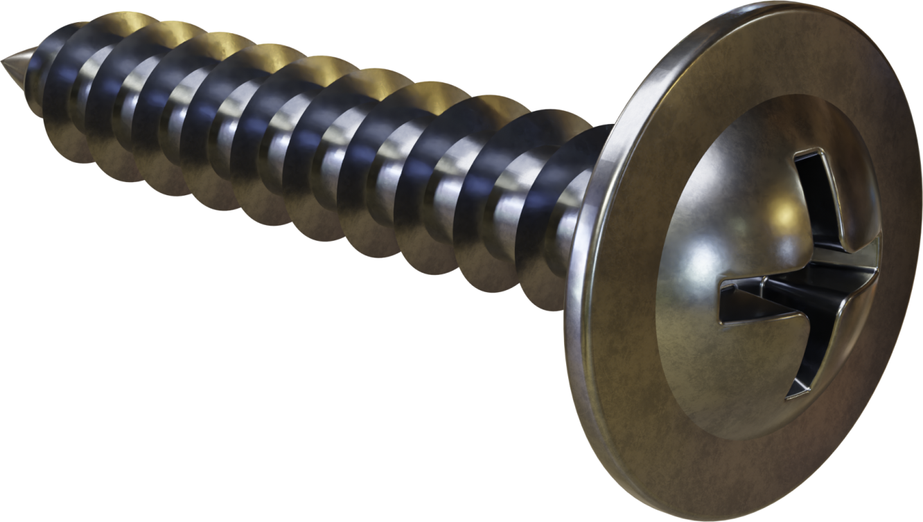 Tapping screw, wafer head, PH ∅4.2x13mm, zinc plated STALCO WPO4213